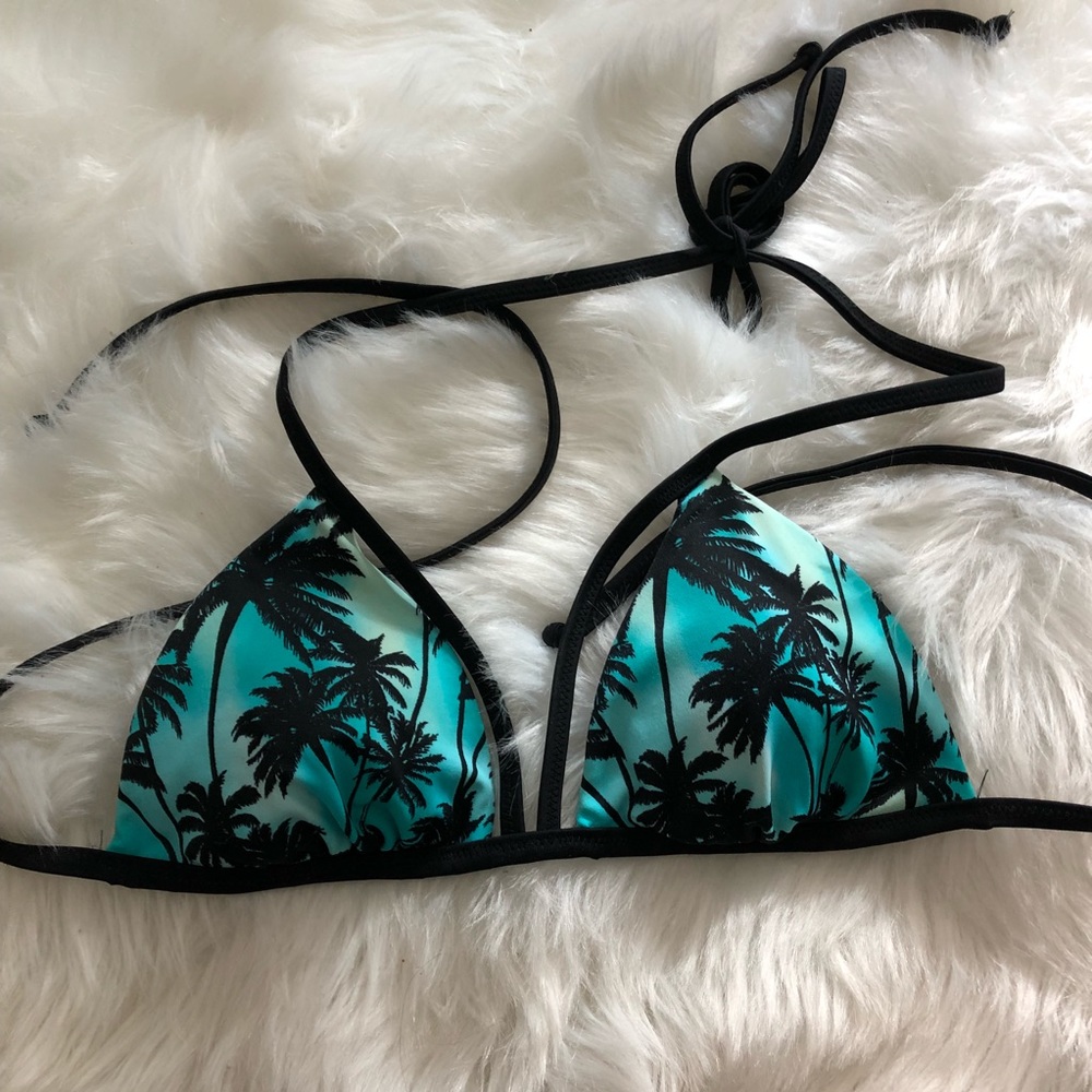 VS Pink Reversible Triangle Bikini Top